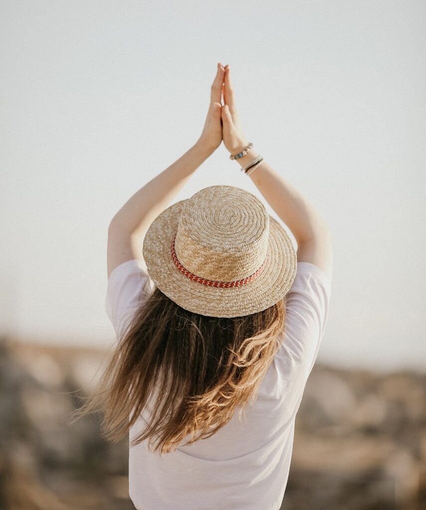 cappadocia, woman, upward tree position, turkey, outdoors, yoga position, international yoga day, yoga, yoga, yoga, yoga, yoga, yoga